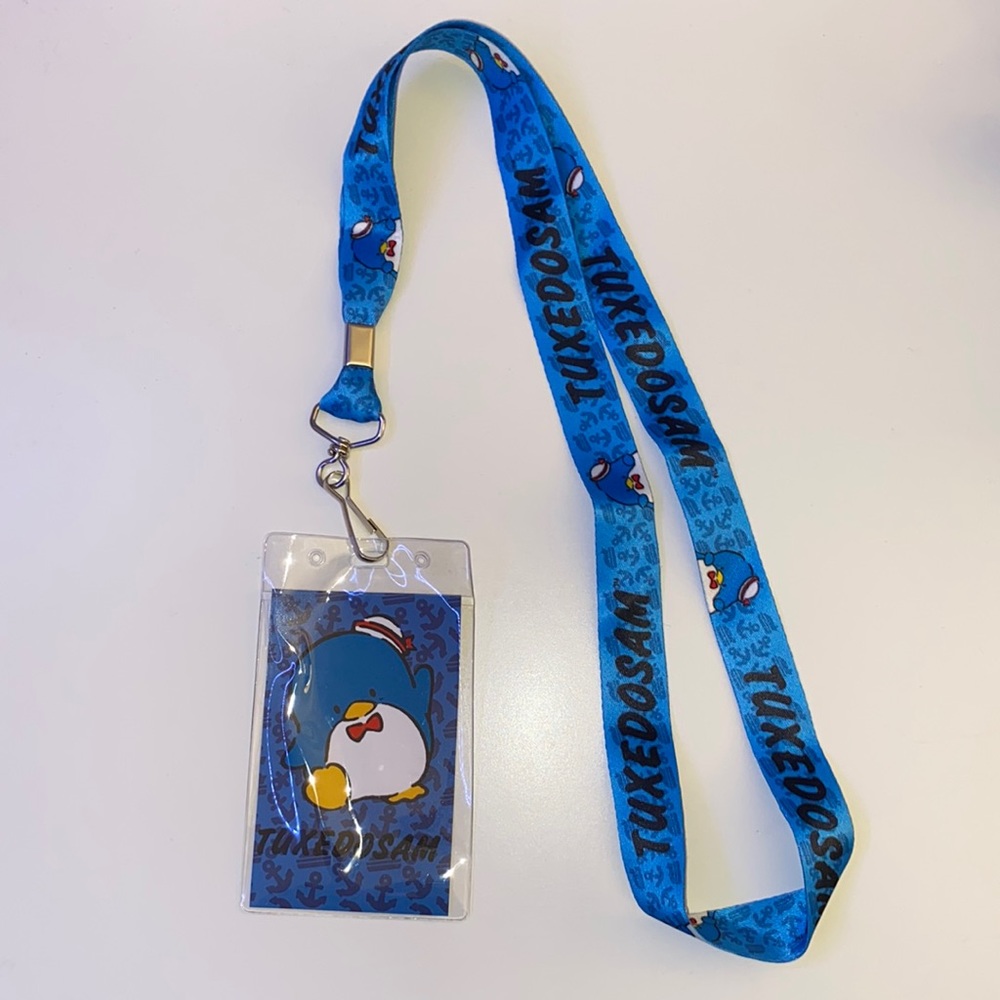 sanrio tuxedosam lanyard brand new